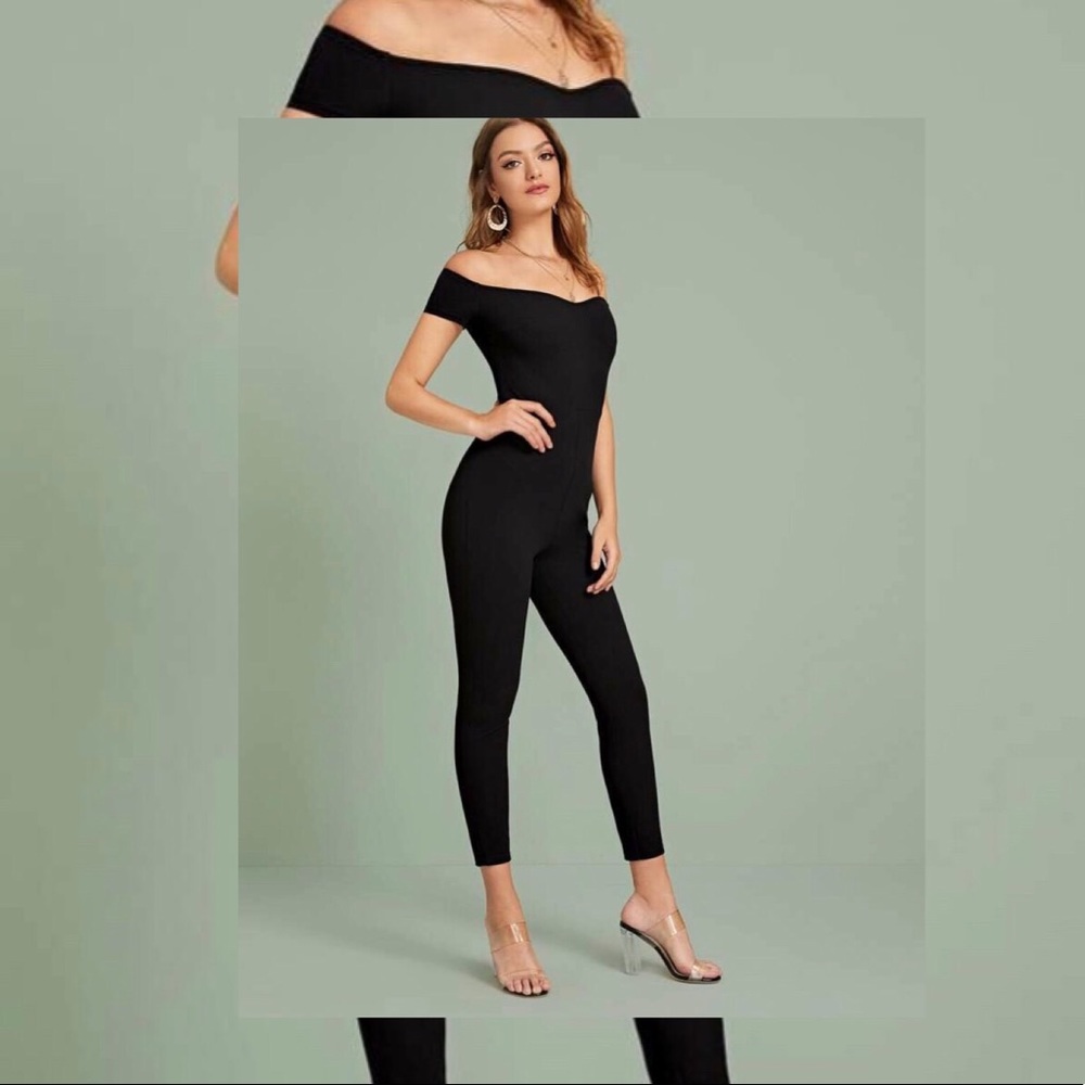 NEW SHEIN Bardot Jumpsuit